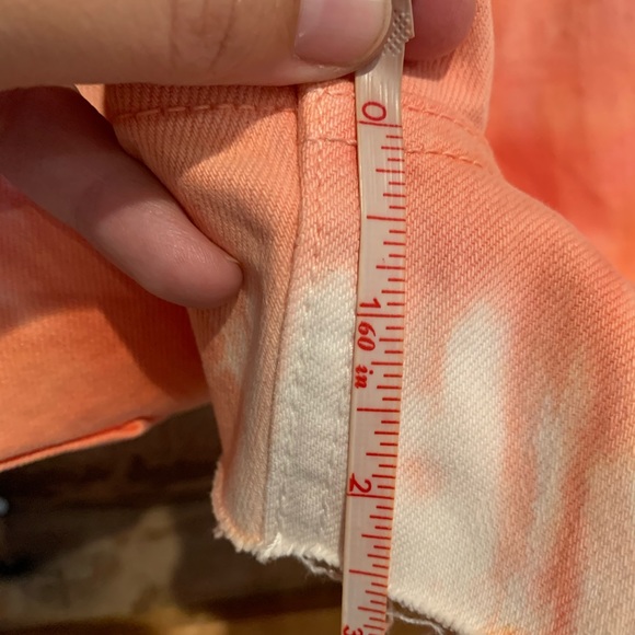 GAP Cheeky Short Orange Tye Dye Size 31 - Picture 11 of 11